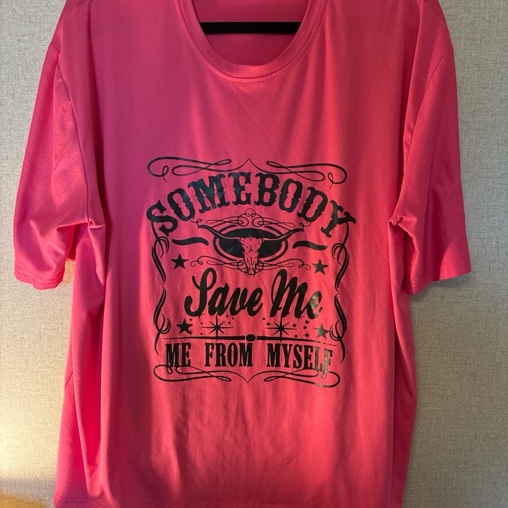 Pink Graphic Short Sleeve Tee